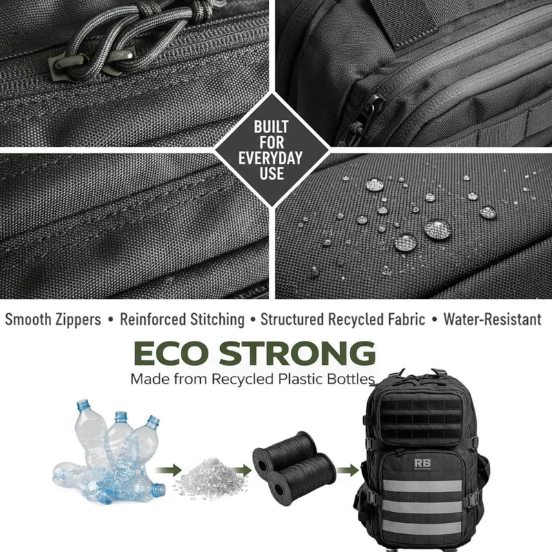 Load image into Gallery viewer, Riderbag Xtreme 30L Tactical Backpack - Black