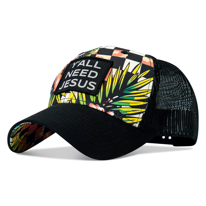 Load image into Gallery viewer, Y'all Need Jesus Patch Original Ripstop Snapback Hat