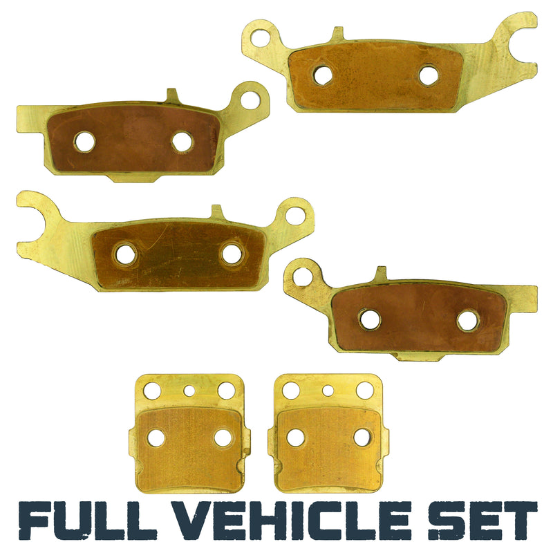 Load image into Gallery viewer, Yamaha Raptor 250 2008-2013 Brass Brake Pad Set
