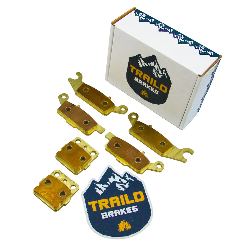 Load image into Gallery viewer, Yamaha Raptor 250 2008-2013 Brass Brake Pad Set