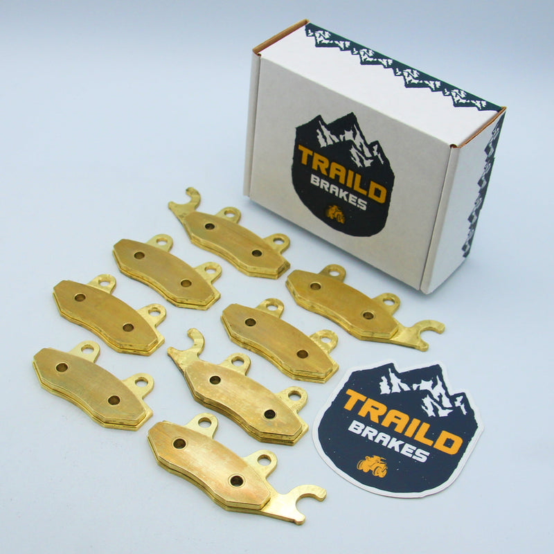 Load image into Gallery viewer, Yamaha Rhino 700 2008-2013 Brass Brake Pad Set