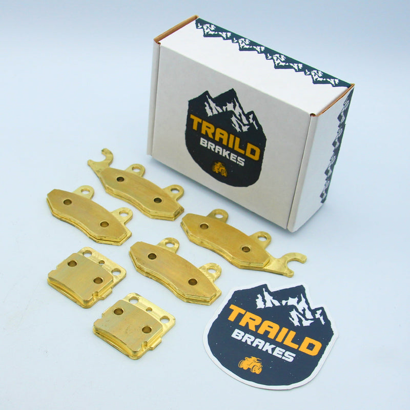 Load image into Gallery viewer, Yamaha YFZ 450 2004-2005 Brass Brake Pad Set