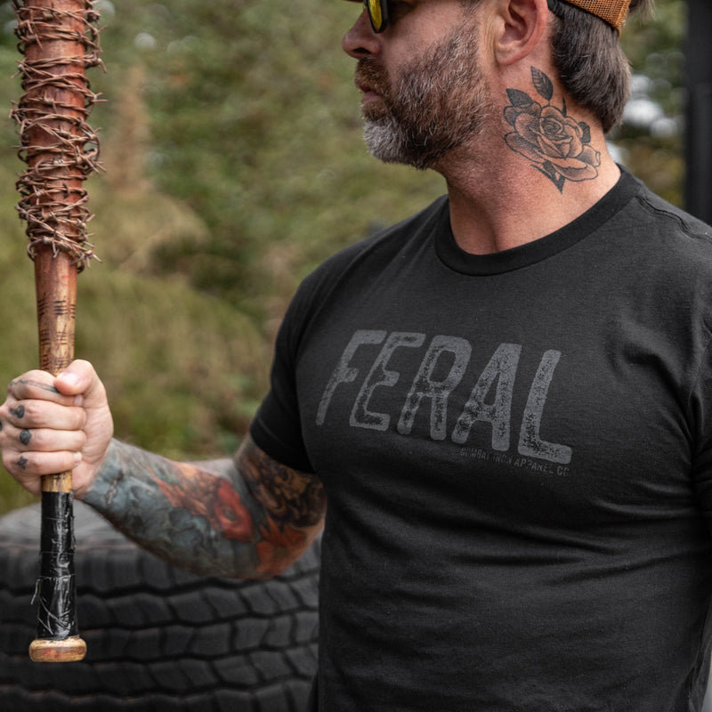Load image into Gallery viewer, Feral Distressed Men's T-Shirt