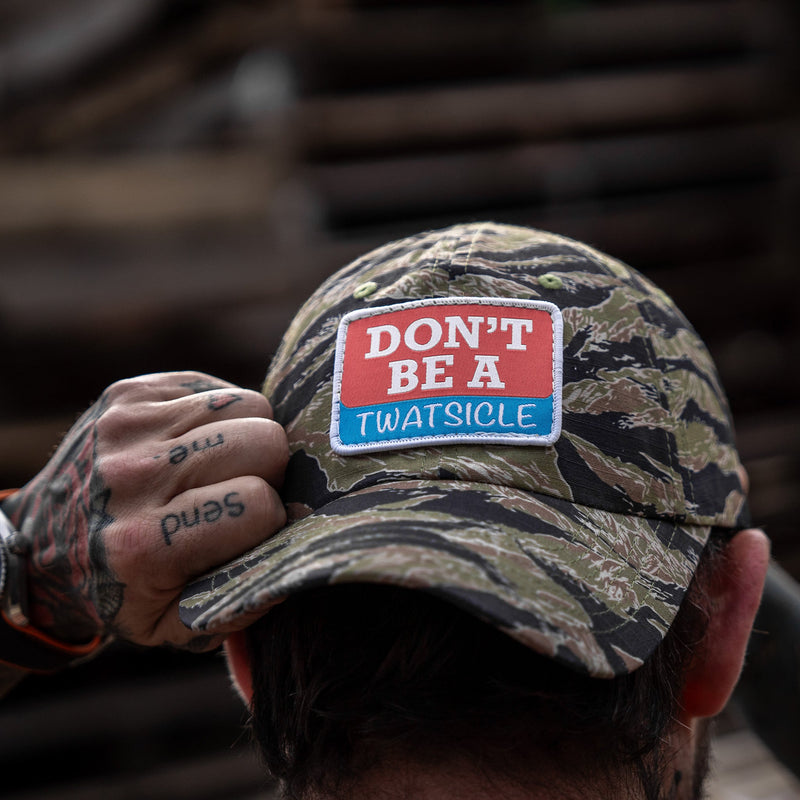 Load image into Gallery viewer, Don't Be A Twatsicle Patch Ripstop Mesh Snapback Hat