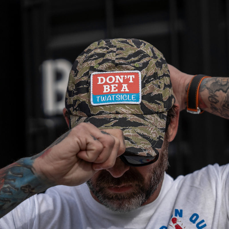 Load image into Gallery viewer, Don't Be A Twatsicle Patch Ripstop Mesh Snapback Hat
