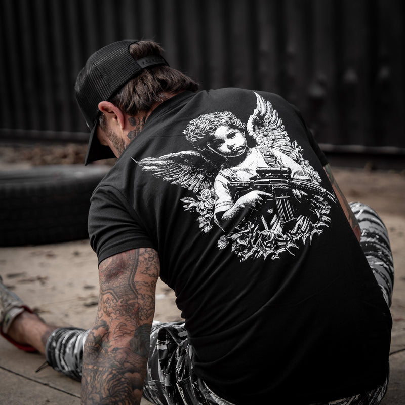 Load image into Gallery viewer, The Armed Guardian Angel Men's T-Shirt