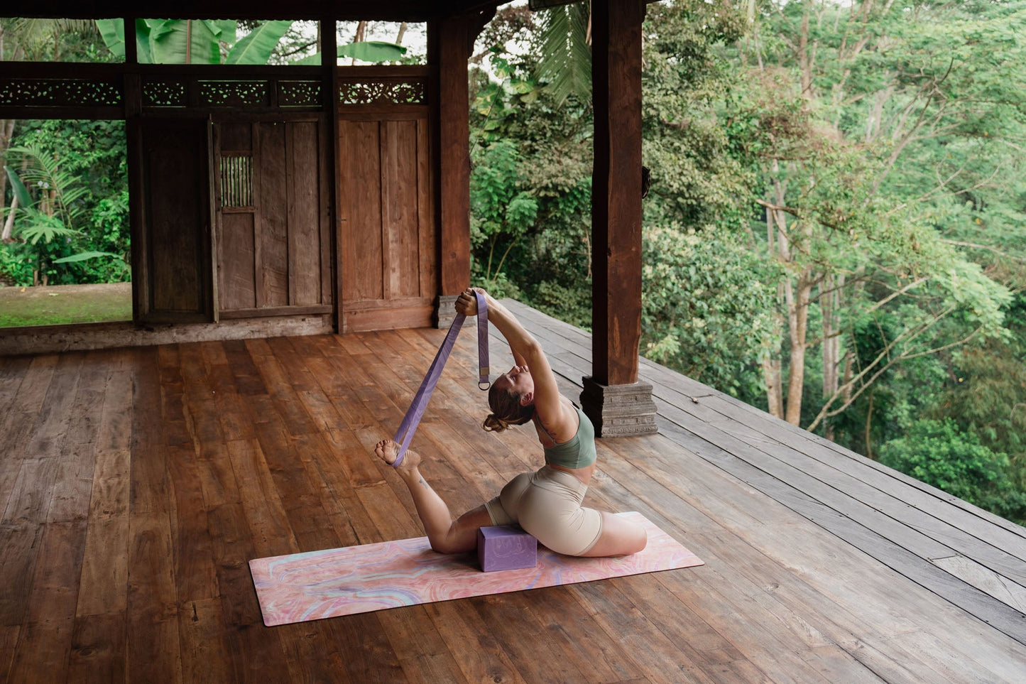 Yoga Strap Lavender