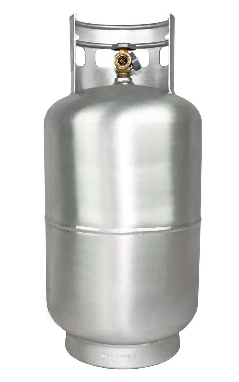 Load image into Gallery viewer, Flame King Lightweight 30lb Aluminum Propane Tank Cylinder Gauge and OPD Valve