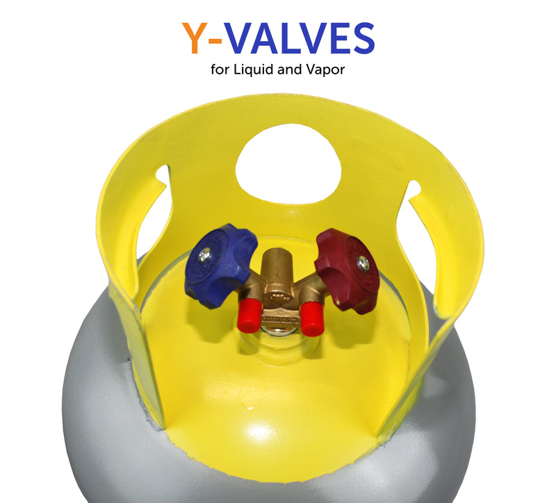 Load image into Gallery viewer, Flame King 50lb Refrigerant Recovery Cylinder Tank for A2L Refrigerants
