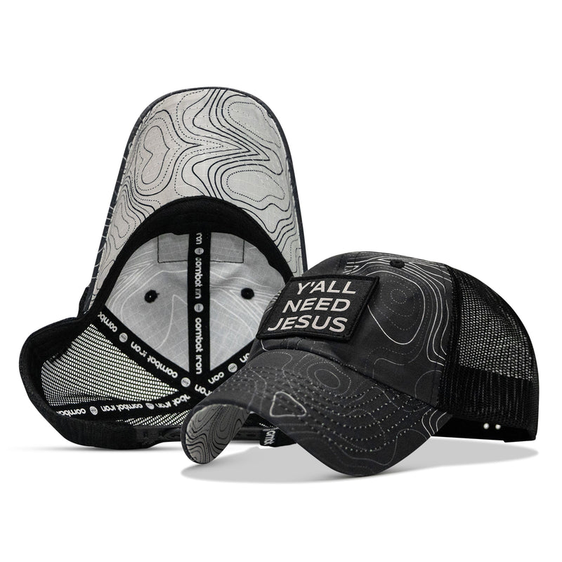 Load image into Gallery viewer, Y'all Need Jesus Patch Tactical Ripstop Mesh Snapback Hat