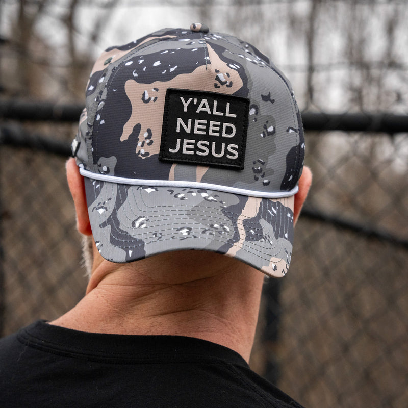 Load image into Gallery viewer, Y'all Need Jesus Patch Weekender Snapback