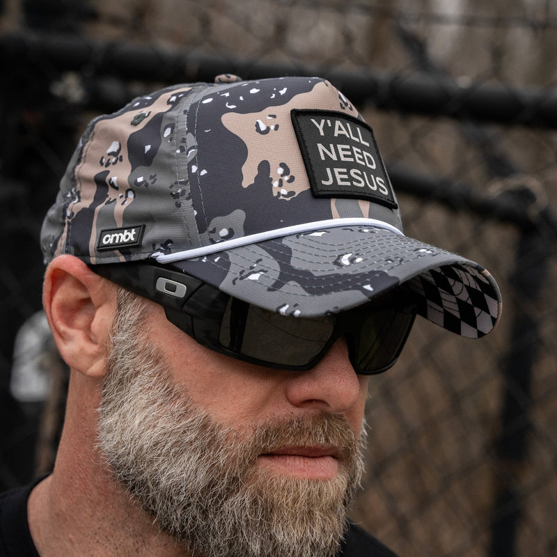 Load image into Gallery viewer, Y'all Need Jesus Patch Weekender Snapback