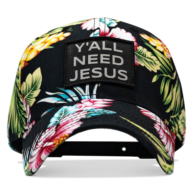 Load image into Gallery viewer, Y'all Need Jesus Patch Snapback Hat