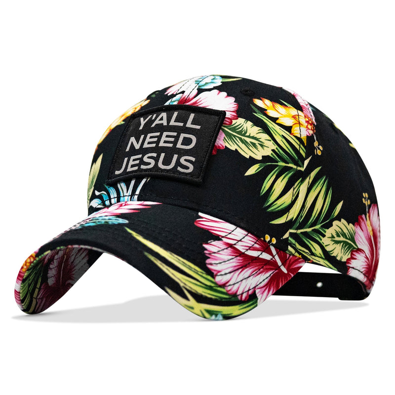 Load image into Gallery viewer, Y'all Need Jesus Patch Snapback Hat