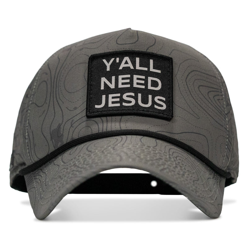 Load image into Gallery viewer, Y'all Need Jesus Patch Weekender Snapback