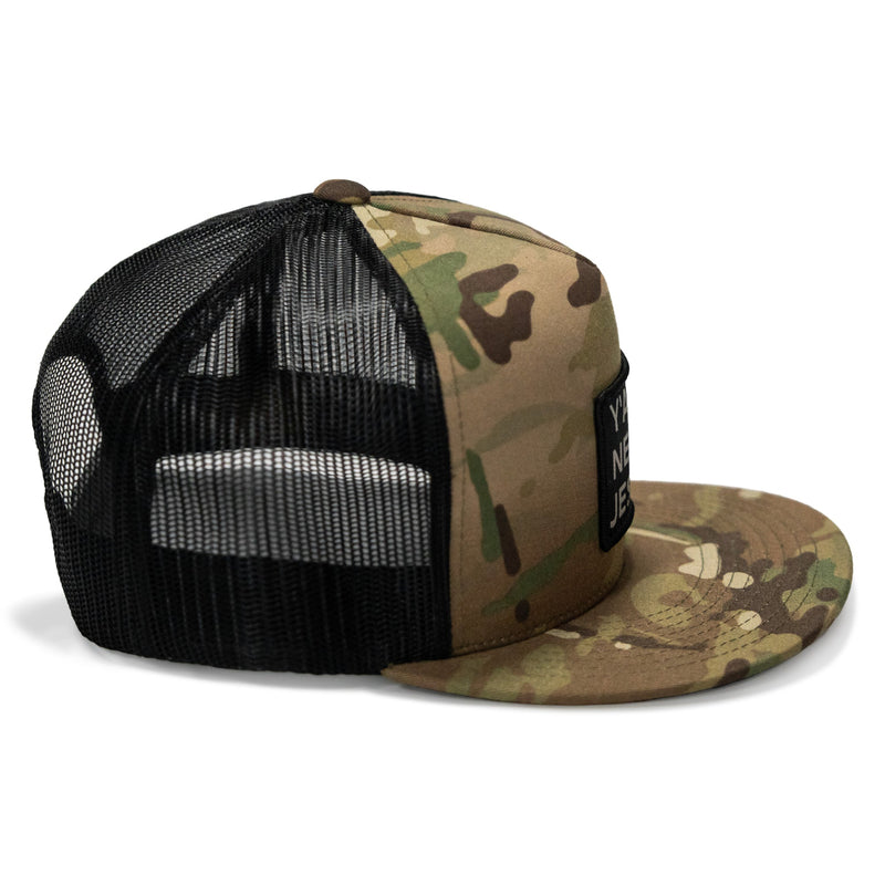 Load image into Gallery viewer, Y'all Need Jesus Patch Flatbill Hat