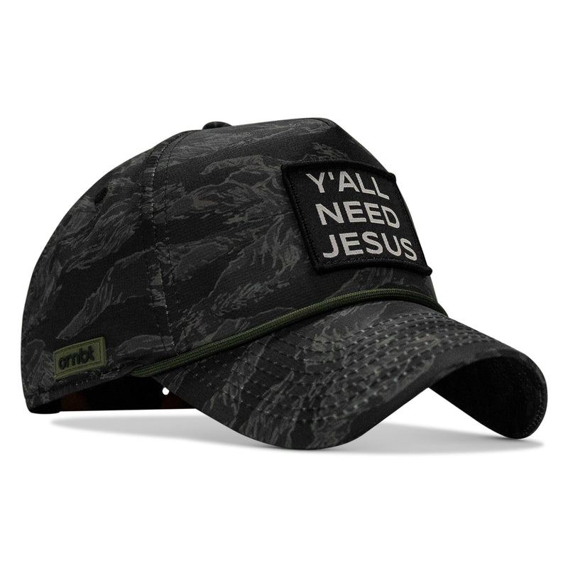 Load image into Gallery viewer, Y'all Need Jesus Patch Weekender Snapback