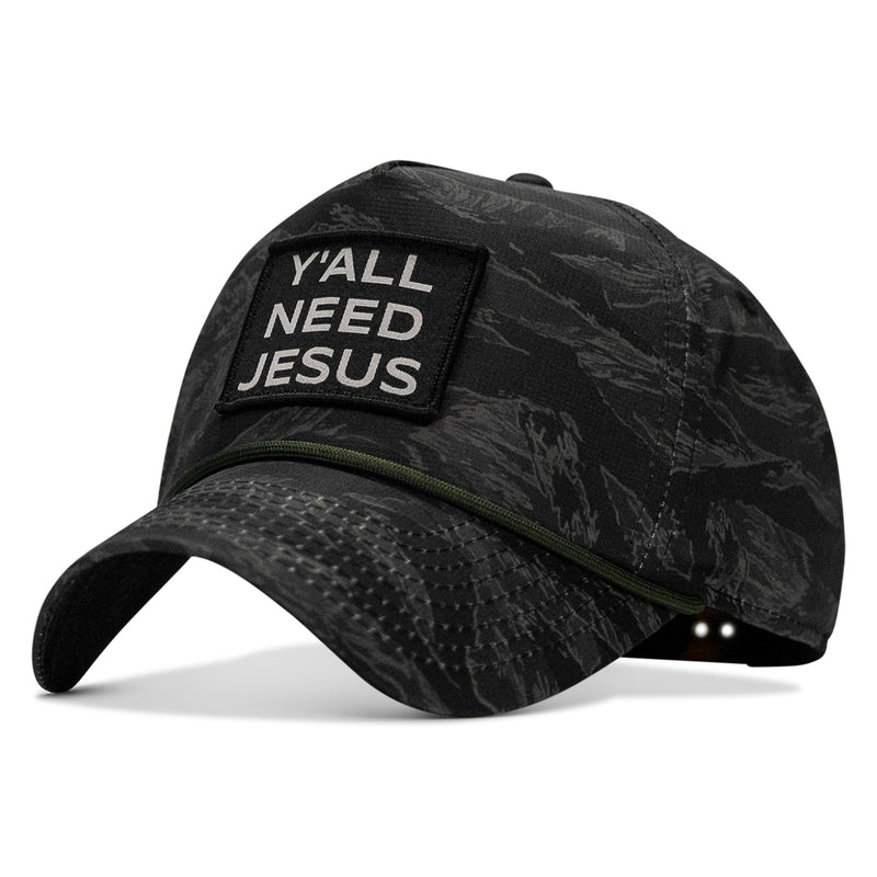 Load image into Gallery viewer, Y'all Need Jesus Patch Weekender Snapback