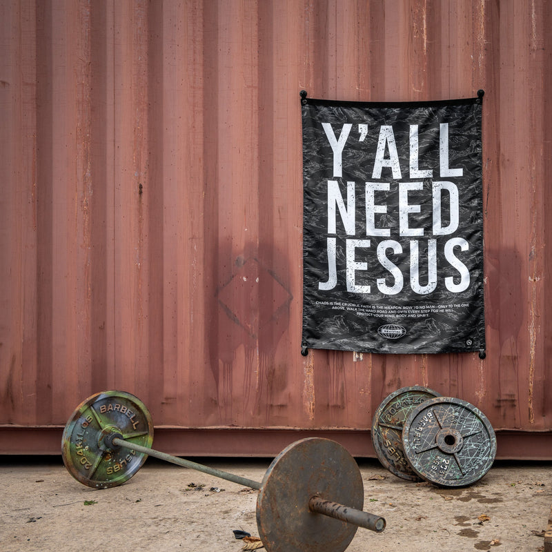 Load image into Gallery viewer, Y'all Need Jesus 4' x 3' Flag