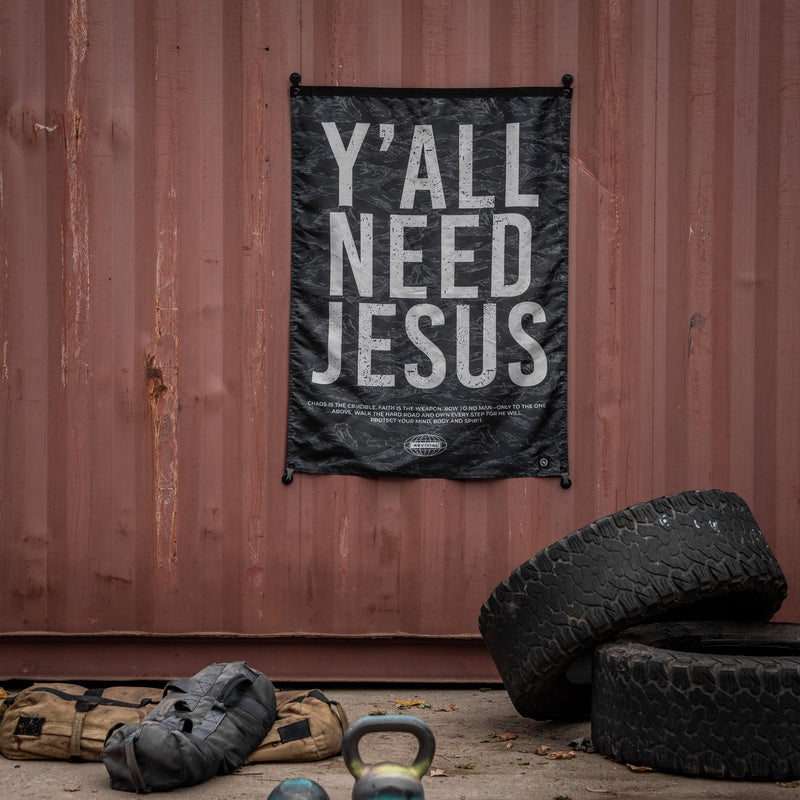 Load image into Gallery viewer, Y'all Need Jesus 4' x 3' Flag