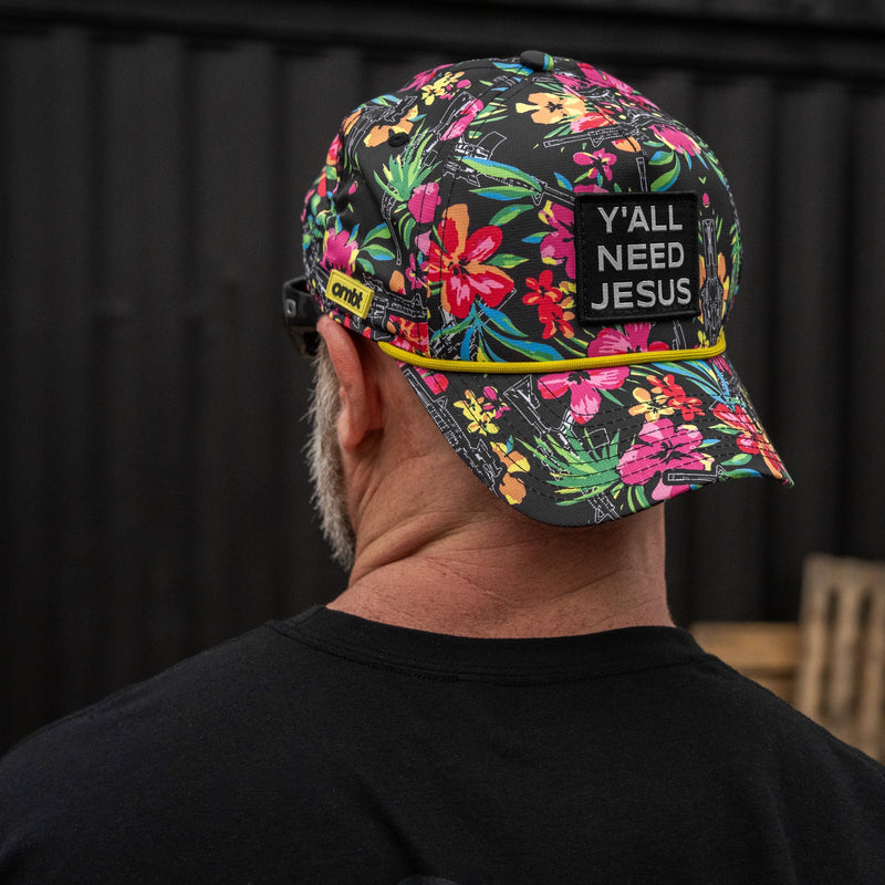 Load image into Gallery viewer, Y'all Need Jesus Patch Weekender Snapback