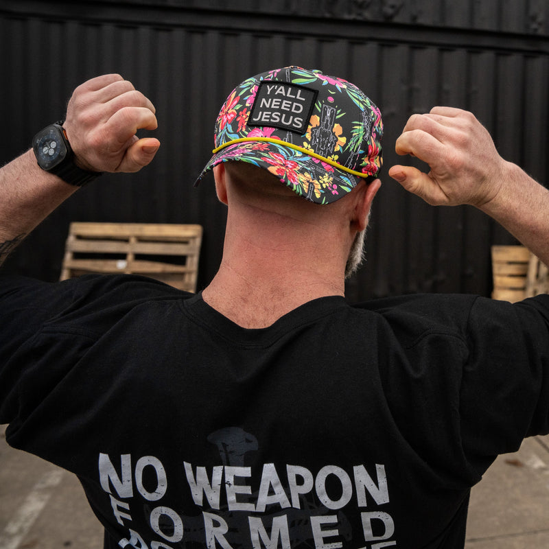 Load image into Gallery viewer, Y'all Need Jesus Patch Weekender Snapback