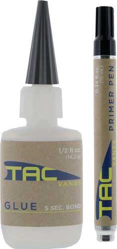 Tac Vanes Adhesion Kit - 0.5oz Glue And Primer Pen - Skoutley Outdoors LLC
