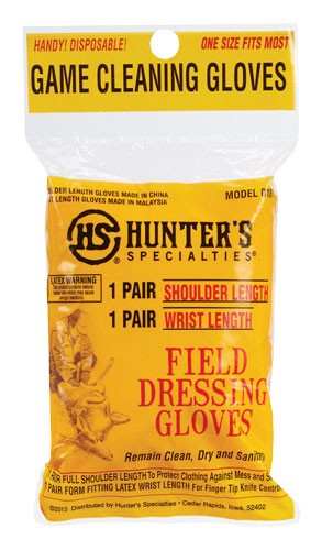 Hs Field Dressing Gloves - Shoulder&wrist Length 1pr Ea - Skoutley Outdoors LLC
