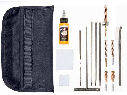 Tac Shield Cleaning Kit - Universal Gi Field Black Pouch - Skoutley Outdoors LLC