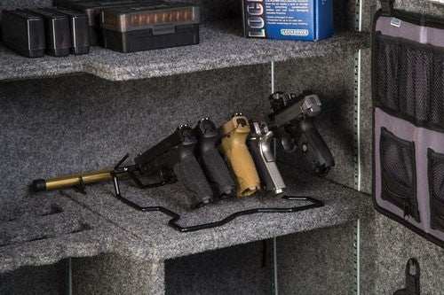 Lockdown Handgun Muzzle Rack - 6 Gun - Skoutley Outdoors LLC