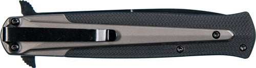 S&w Knife M&p Dagger 4" Blade - Black/fde W/ Pocket Clip - Skoutley Outdoors LLC