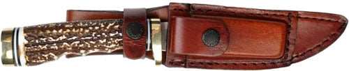 Uncle Henry Knife Next Gen - Staglon 5" Blade W/lthr Sheath - Skoutley Outdoors LLC