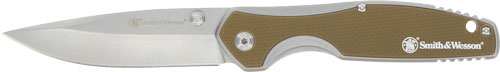 S&w Knife Cleft 3.25" Spring - Assist G10 Scales Handle - Skoutley Outdoors LLC