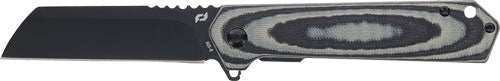 Schrade Knife Lateral Folder - 3.25" Aus-10 Black/grey Lam - Skoutley Outdoors LLC
