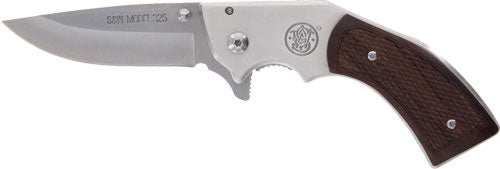 S&w Knife Model 325 Revolver - Knife 3" Folder W/wood Grips - Skoutley Outdoors LLC