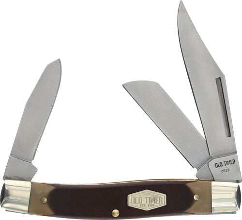 Old Timer Knife Senior 3-blade - 3" S/s Delrin - Skoutley Outdoors LLC