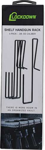 Load image into Gallery viewer, Lockdown Shelf Handgun Rack - 4-pack - Skoutley Outdoors LLC
