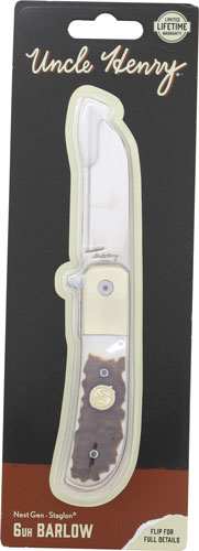 Uncle Henry Knife Next Gen - Staglon 2.7" Folder Wharnclife - Skoutley Outdoors LLC
