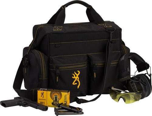 Browning Range Bag W/carry - Strap 18"wx12.5"hx11"d Black - Skoutley Outdoors LLC