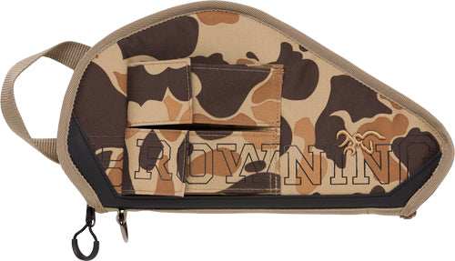 Browning Range Pro Pistol Rug - 11" Vintage Tan W/2mag Pockets - Skoutley Outdoors LLC
