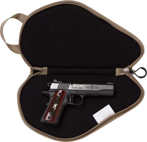 Browning Range Pro Pistol Rug - 11" Vintage Tan W/2mag Pockets - Skoutley Outdoors LLC