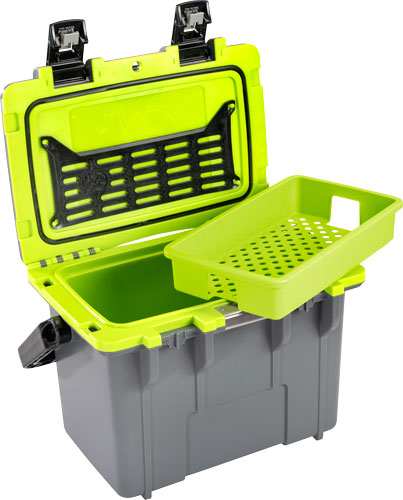 Load image into Gallery viewer, Pelican Coolers Im 14 Quart - Dkgray/green W/dry Storage - Skoutley Outdoors LLC