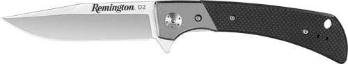 Remington Cutlery Edc Drop Pt - 4" Folder G10 Black/ss< - Skoutley Outdoors LLC