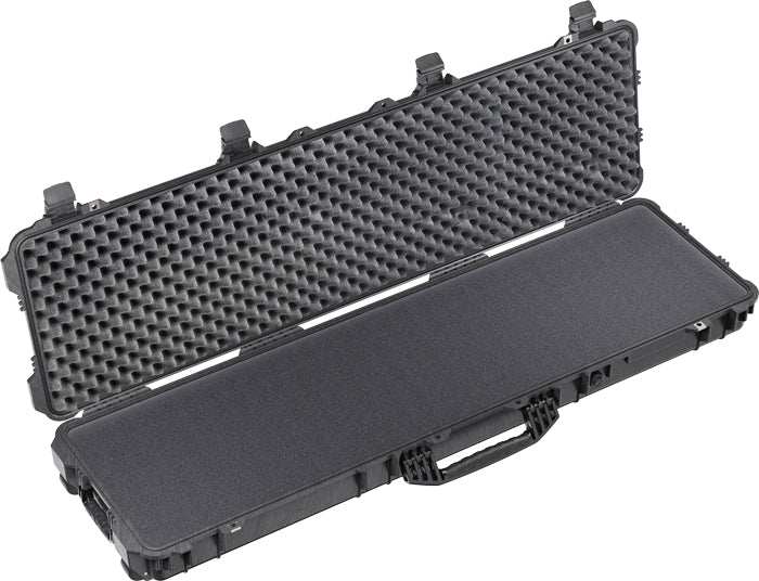 Pelican 1750 Case W/ Wheels - 3 Pc Foam Fits 48" Guns Black - Skoutley Outdoors LLC