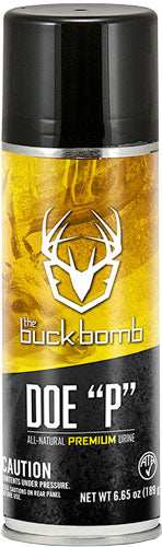 Buck Bomb Deer Lure Doe "p" - Aerosol - Skoutley Outdoors LLC