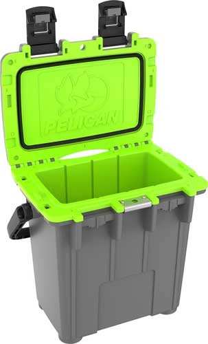Load image into Gallery viewer, Pelican Coolers Im 20 Quart - Elite Dkgray/green Leg Cut Out - Skoutley Outdoors LLC