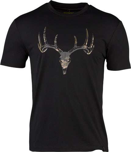 Browning Ss Perf Camp Shirt - Whitetail Logo Black Large* - Skoutley Outdoors LLC