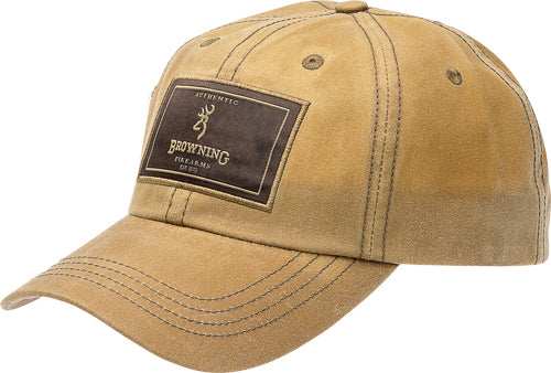 Browning Cap Antiquity Wax - Rec Patch Tan Wax - Skoutley Outdoors LLC