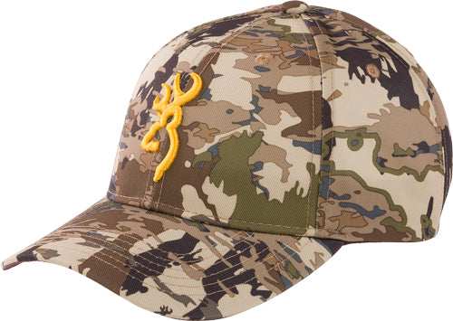 Browning Rimfire Cap Buckmark - Logo Auric Camo Velcro - Skoutley Outdoors LLC
