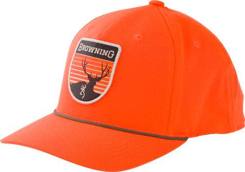 Browning Cap Pine Valley Blaze - Orange W/muley Patch Adj - Skoutley Outdoors LLC